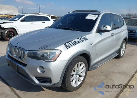 2016 BMW X3 xDrive28I z USA, uszkodzony, nr VIN 5UXWX9C51G0D94377